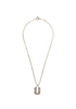 Gucci U Charm Necklace, front view