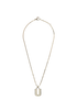 Gucci U Charm Necklace, back view