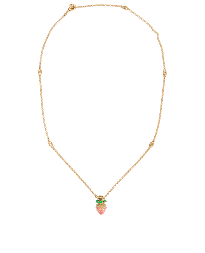 Gucci Strawberry Necklace, front view