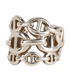 Hermes Chaine D'Ancre Enchainee Ring, &pound;395, Jewellery, Silver, Silver, Front view