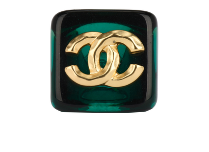 Chanel 93A CC Ring, front view