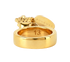 Versace Medusa Ring, &pound;130, Jewellery, Gold, Brass, Back view