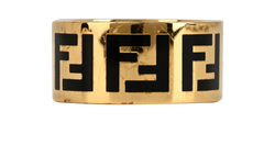 Fendi Forever Ring, Brass, Gold, Sz O, B, 2*