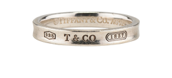 Tiffany & Co 1837 Narrow Ring, Silver, 925, Sz W, DB, 1*