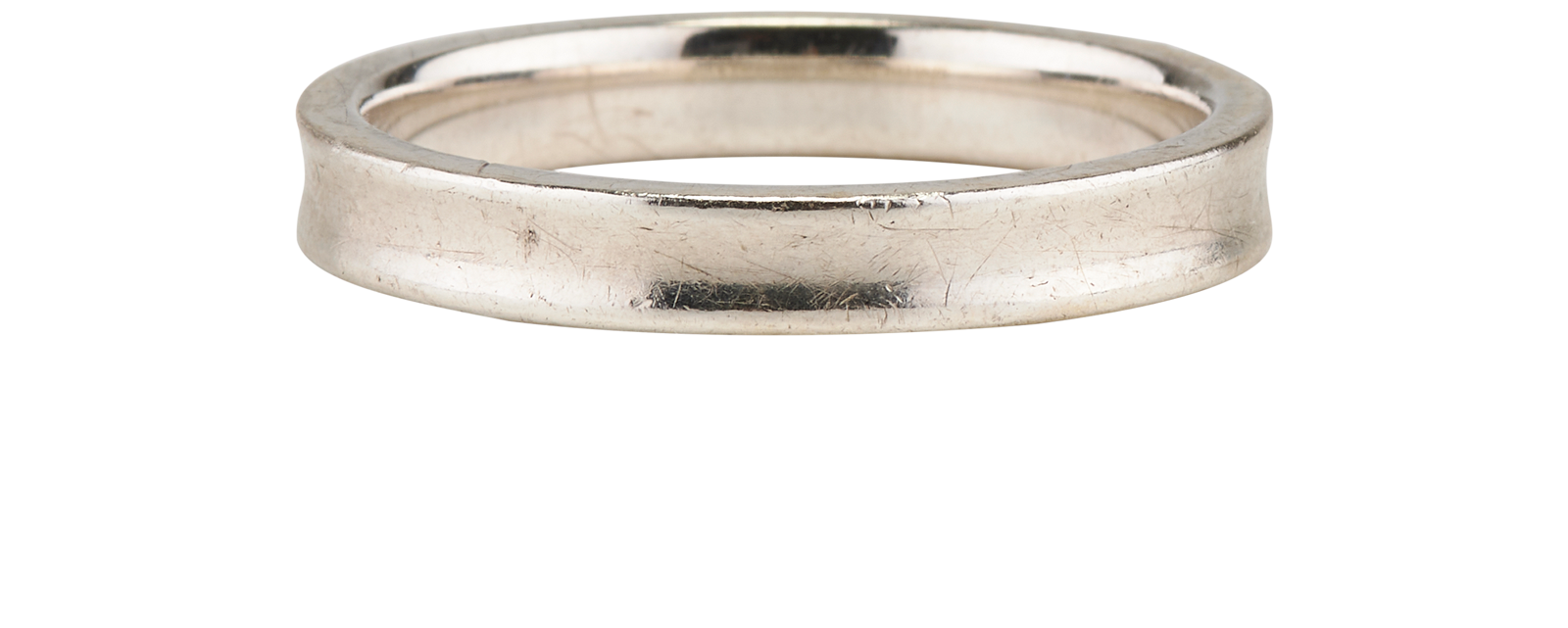Tiffany & Co 1837 Narrow Ring, &pound;175, Jewellery, Silver, Silver, Back view