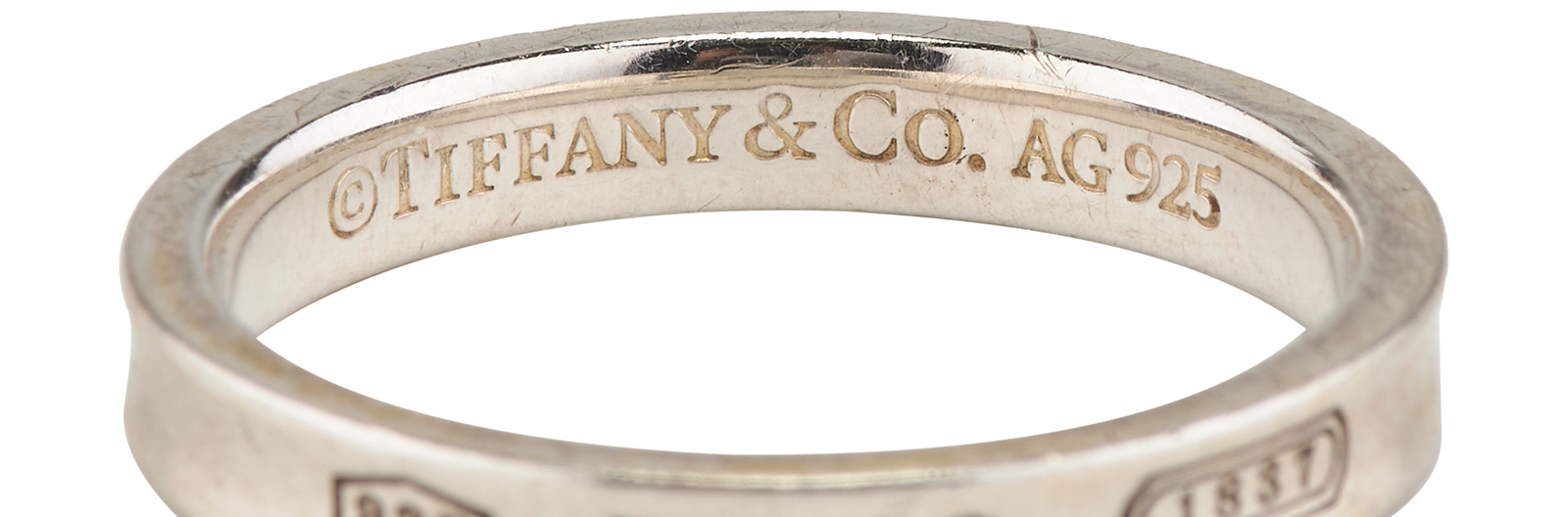 Tiffany & Co 1837 Narrow Ring, &pound;175, Jewellery, Silver, Silver, Other view