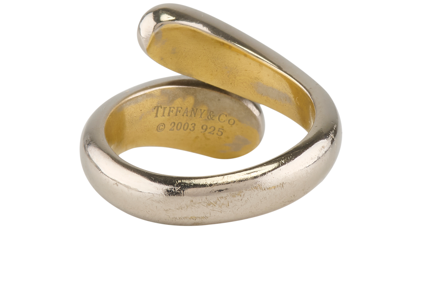 Tiffany & Co Teardrop Ring, &pound;130, Jewellery, Silver, Sterling Silver, Back view
