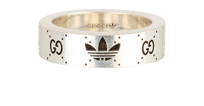Gucci x Adidas Ring, &pound;90, Jewellery, Silver, Silver, Front view