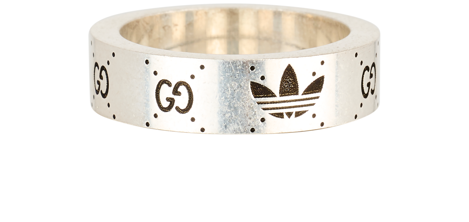 Gucci x Adidas Ring, &pound;90, Jewellery, Silver, Silver, Bottom view