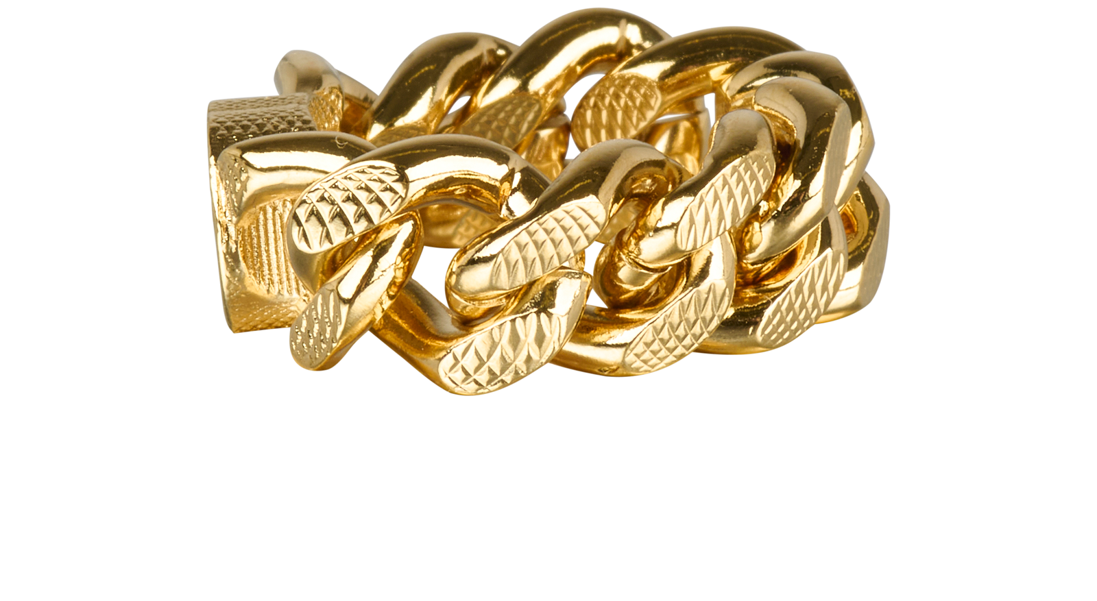Gucci G Chain Ring, &pound;170, Jewellery, Gold, Brass, Bottom view