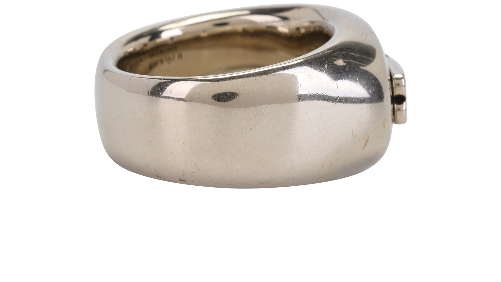 Pre-loved Balenciaga BB Icon Signet Ring - £130