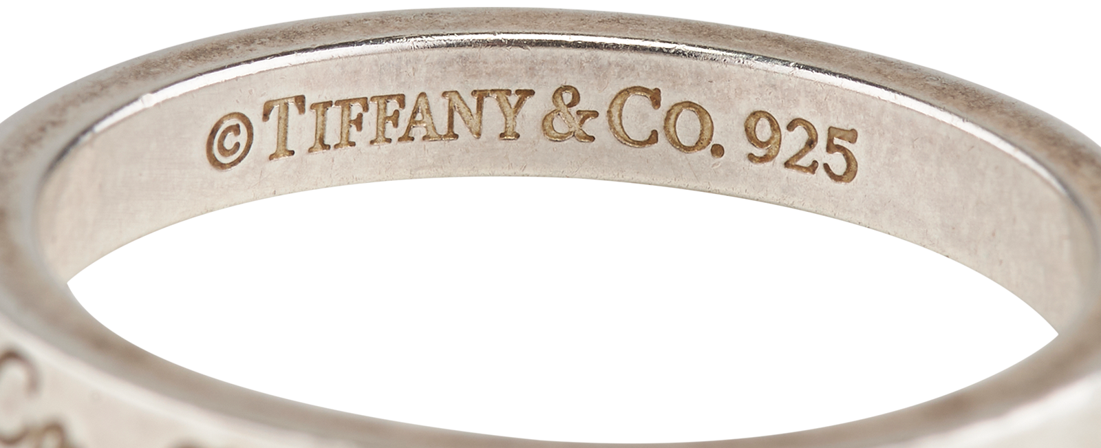 Tiffany & Co 727 Fifth Avenue New York Ring, &pound;90, Jewellery, Silver, Silver, Other view