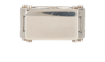 Bottega Veneta Flat Bolt Ring, &pound;150, Jewellery, Silver, Silver, Front view