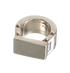 Bottega Veneta Flat Bolt Ring, &pound;150, Jewellery, Silver, Silver, Other view