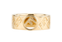 Fendi FF Logo Ring, &pound;195, Jewellery, Gold, Brass, Front view