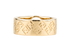 Fendi FF Logo Ring, &pound;195, Jewellery, Gold, Brass, Back view
