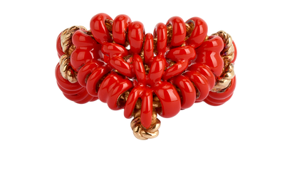 Bottega Veneta Heart Ring, front view