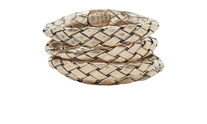 Bottega Veneta Intrecciato Effect Set of 4 Rings, front view