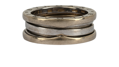 Bulgari B. Zero1 3 Band Ring, £550, Jewellery, Silver, White Gold, Front view