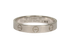 Cartier Love Wedding Band, &pound;695, Jewellery, Silver, Platinum, Front view