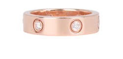 Cartier Love Ring 6 Diamonds, 14K RoseGold/Diamond, Sz J, B, 3*