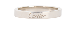 Cartier Wedding Band, White Gold, Sz57, MVV142, B/Cert, 4*