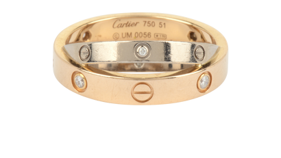 Cartier 6 Diamonds Love Ring, front view