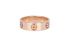 Cartier Love Ring, &pound;950, Jewellery, Rose Gold, Rose Gold, Front view