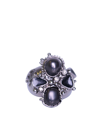 Chanel CC Stone Ring, front view