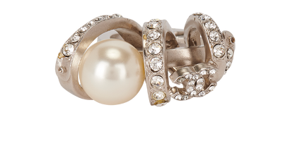 Chanel CC Pearl Ring, front view