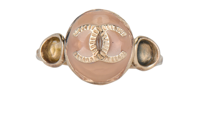 Chanel 18C Logo Ring, front view