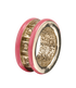 Chanel B24 CC Ring, &pound;350, Jewellery, Gold/Pink, Brass, Other view