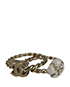 Chanel Camelia CC Stacking Rings, front view