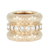 Chanel 19A Coco Crush Stacked Ring, front view