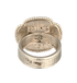Chanel B15B CC Camellia Ring, &pound;350, Jewellery, Beige/Silver, Brass, Back view