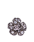 Chanel Crystal Camellia Ring, front view