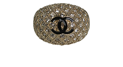 Chanel Embellished Ring, front view