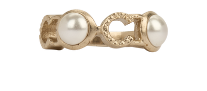 Chanel Coco Pearl Ring A17, front view