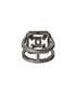 Chanel Crystal CC Cage Ring, back view