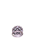 Chanel Circle Crystal Stone Ring, back view