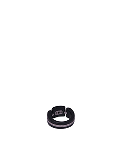 Chanel Ultra Ring, Ceramic/18ct White Gold, Black, L, Box, 3*