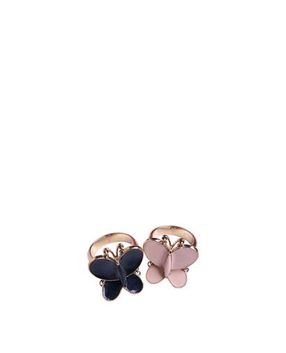 Chloe Butterfly Ring Set, front view