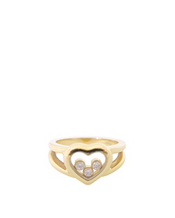 Chopard Happy Diamonds Icon Ring, 18ct Yellow Gold, Box, 3*