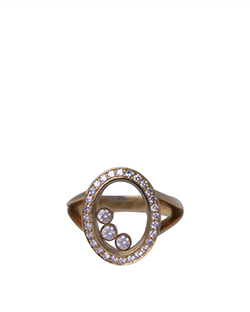 Chopard Happy Diamond 18kt Gold Ring/Diamonds, 750, 9150185