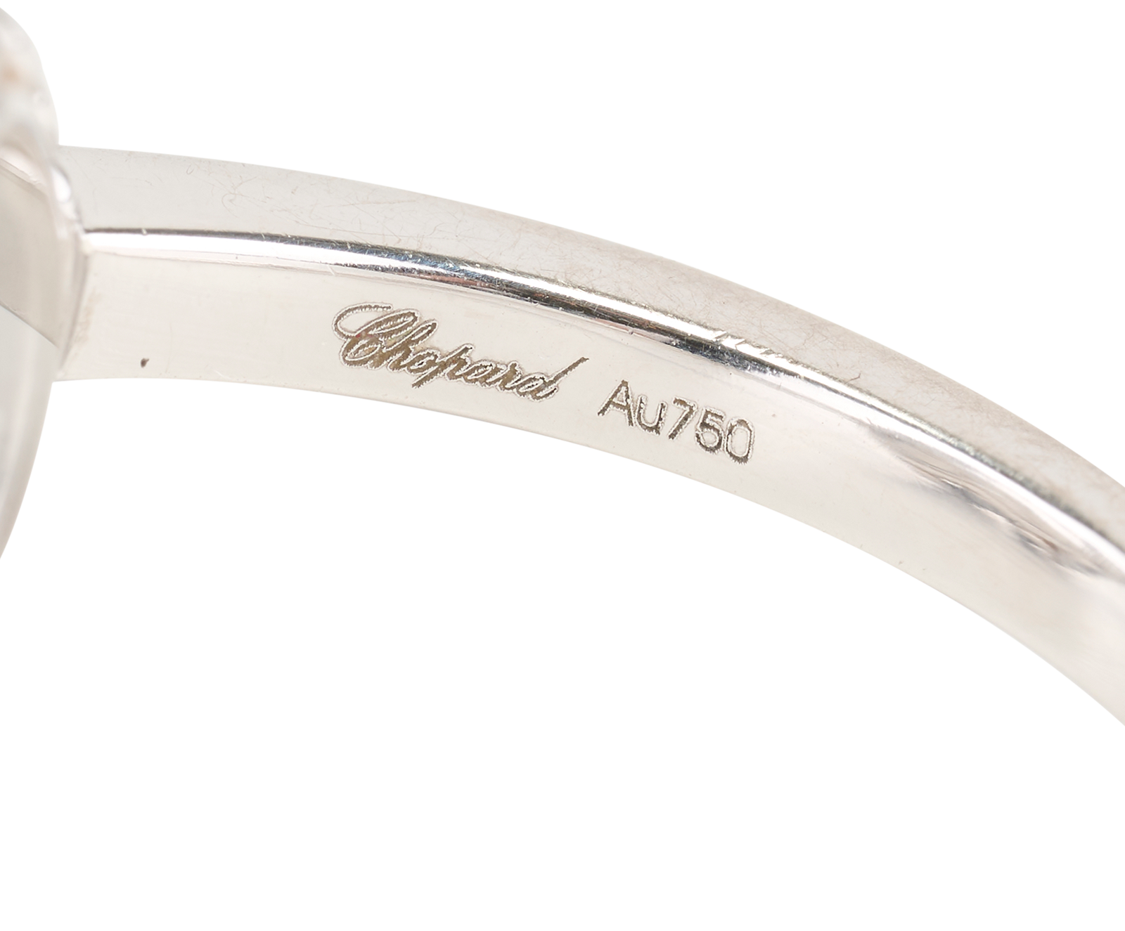 Chopard Happy Diamonds Icons Heart Ring, &pound;2,500, Jewellery, Silver, White Gold, Other view
