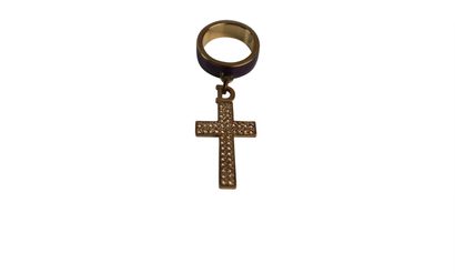 Christian Dior Cross Ring, front view