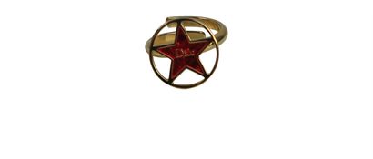 Christan Dior Star Ring, front view