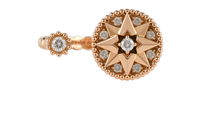 Christian Dior Rose Des Vents Ring, £1,900, Jewellery, Gold, Yellow Gold, Front view