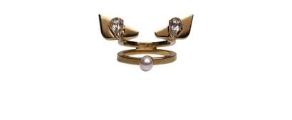 Fendi Monster Ring, front view