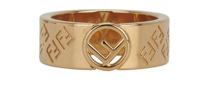 Fendi FF Logo Ring, front view